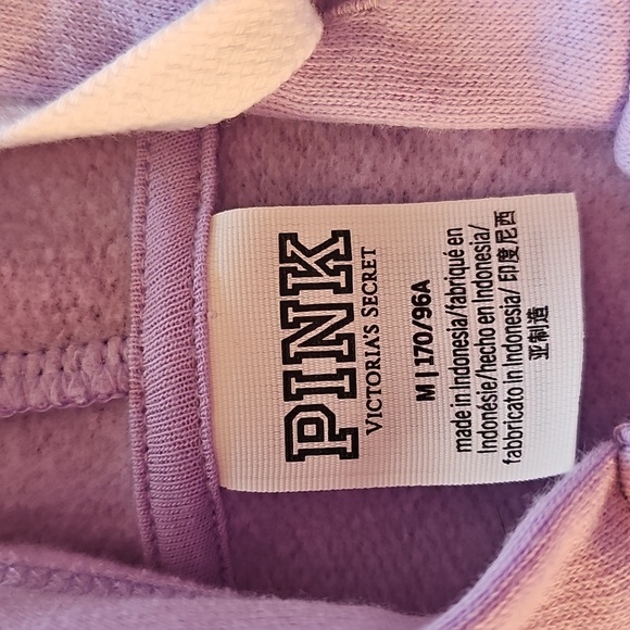 PINK VS Purple Hoodie Size M - Picture 4 of 7